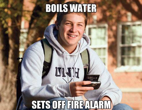 This was me my freshman year!  LOL