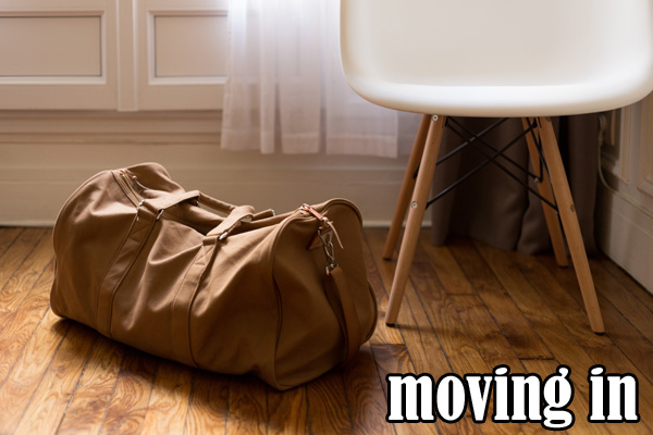 moving in
